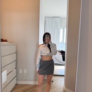 Wilfred Gray Pinstripe Skirt